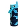 Elemental Core Pop Sharks Ahoy Stainless Steel Double Wall Insulated Water Bottle, 18 oz. (EBC18SA27P)~#|#~2F78A722-08F2-472E-9C7A908A77EB7412_sc7