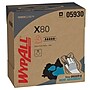 WypAll PowerClean X80 Cloths, 8.34" x 16.8", Red, 76 Sheets/Box, 5 Boxes/Carton (05930)~#|#~2F7A9AB7-FD57-478E-935615C399806B76_sc7