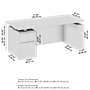 Bush Business Furniture Stratus 72"W Electric Adjustable Standing Desk with File Cabinet, White (SUT008WH)~#|#~2F7CAB12-A610-48CB-928A9DE970D6F2E7_sc7