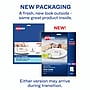 Avery 2" x 3.5" White/Gold Matte Table Tent, Laser/Inkjet, 80 Cards/Pack (3328)~#|#~2F7DA231-000F-45E3-A23B23367DC75194_sc7