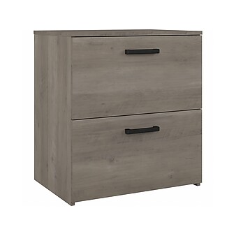 kathy ireland® Home by Bush Furniture City Park 2-Drawer Lateral File Cabinet, Letter/Legal Size, Driftwood Gray (CPF127DG-03)