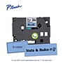 Brother P-touch Laminated Label Tape, 1" x 26.2', Black on Blue (TZe551)~#|#~2F8C2F56-20A1-4F7C-B4F337DACCF8143B_sc7