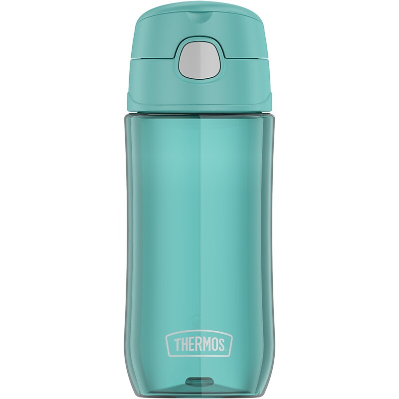 Thermos Plastic Water Bottle, 16 oz., Aqua (EAGP4040AQ6) image 1