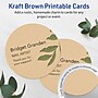 Avery Matte General Use Blank Cards, Kraft Brown, 150/Box (95343)~#|#~2F90DED4-C976-4823-A4A024BABFB8D372_sc7