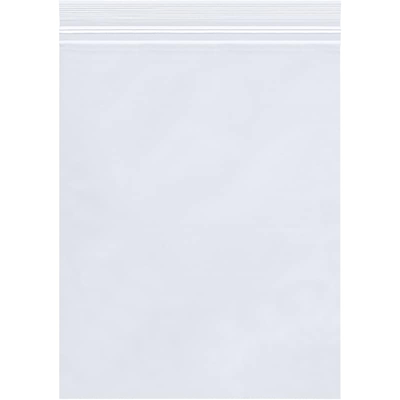 18" x 13" Reclosable Poly Bags, 4 Mil, Clear, 500/Pack (PBDT3795) image 1