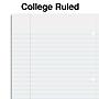 Staples Premium 3-Subject Notebook, 8.5" x 11", College Ruled, 150 Sheets, Blue (ST58330)~#|#~2F947E3B-1D5E-452F-9F5F6953709A7E74_sc7