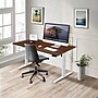 Mount-It! 55"W Electric Adjustable Standing Desk, Brown/White (MI-18062)~#|#~2F96C92D-BC33-4857-867313CD09FAF8AF_sc7