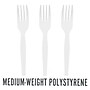 Perk™ Polystyrene Fork, Medium-Weight, White, 1000/Pack (PK56397)~#|#~2F9DFADE-7E1C-4EB7-9E9B8D071D82A05F_sc7