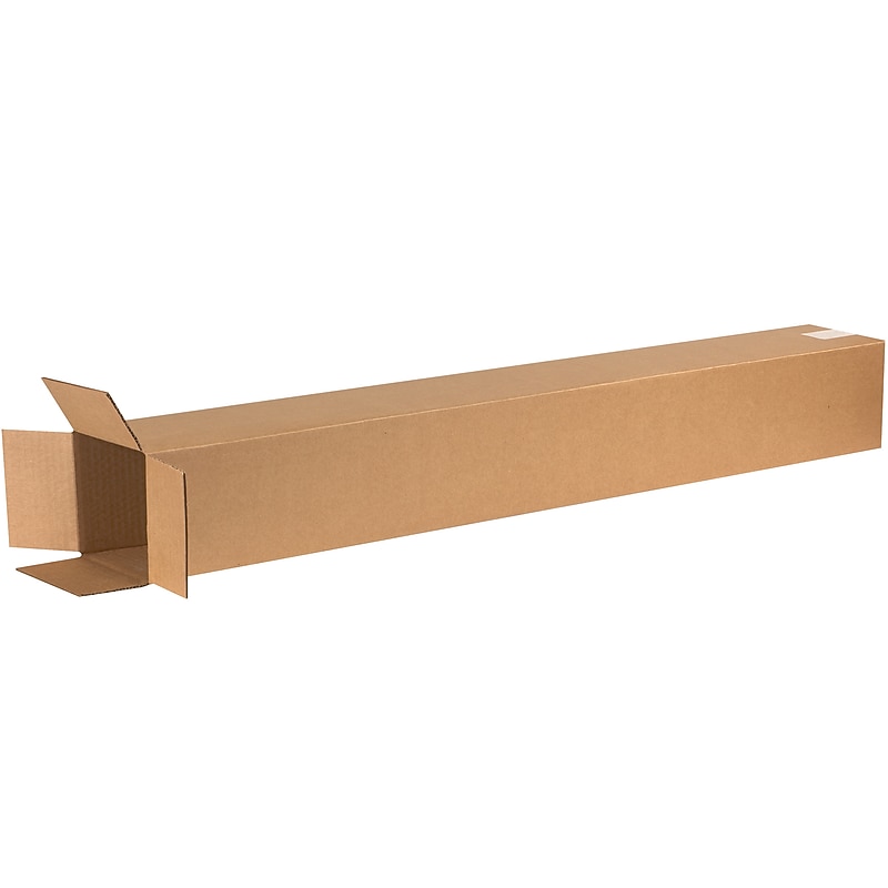 6" x 6" x 48" Shipping Boxes, 32 ECT, 25/Pack (6648) image 1