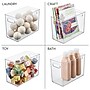 iDESIGN Small Plastic Storage Bin, Clear, 4/Pack (29402M4)~#|#~2FA0A921-EC4D-436D-B7D50F2B23AFB91E_sc7