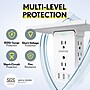 Overtime Wall Outlet Shelf, 8 Outlets and 3 USB Ports, Surge Protector, White (OTWP8O3USB)~#|#~2FA13193-50D9-4AB8-B5626CCB8412FFB4_sc7