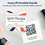 Avery Business Cards, 2.5" x 2.5", Matte Ivory, 90/Pack (95271)~#|#~2FA2D34F-3628-4576-B570E483CC91BEFF_sc7