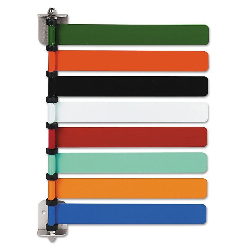 Medline Primary Colors Exam Room Flags, 8 Flags (OMD291718) image 1