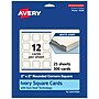 Avery Matte General Use Blank Cards, Ivory, 300/Pack (95292)~#|#~2FA5517F-16DE-4F97-B60EEAAC442DF76A_sc7