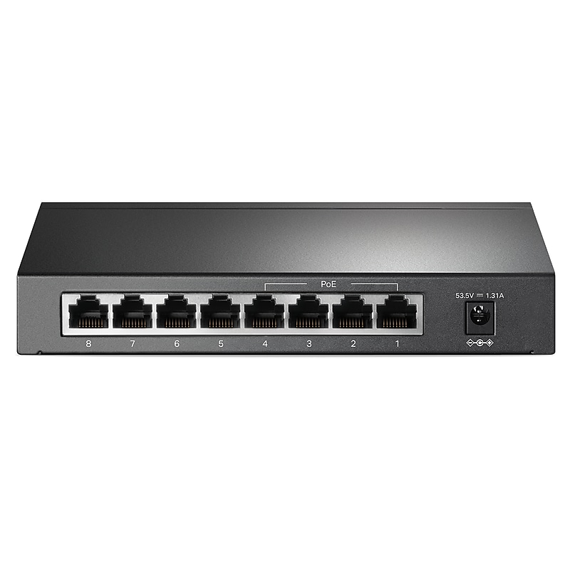 TP-LINK 8-Port Gigabit Ethernet Unmanaged Switch, Black (TL-SG608P) image 1