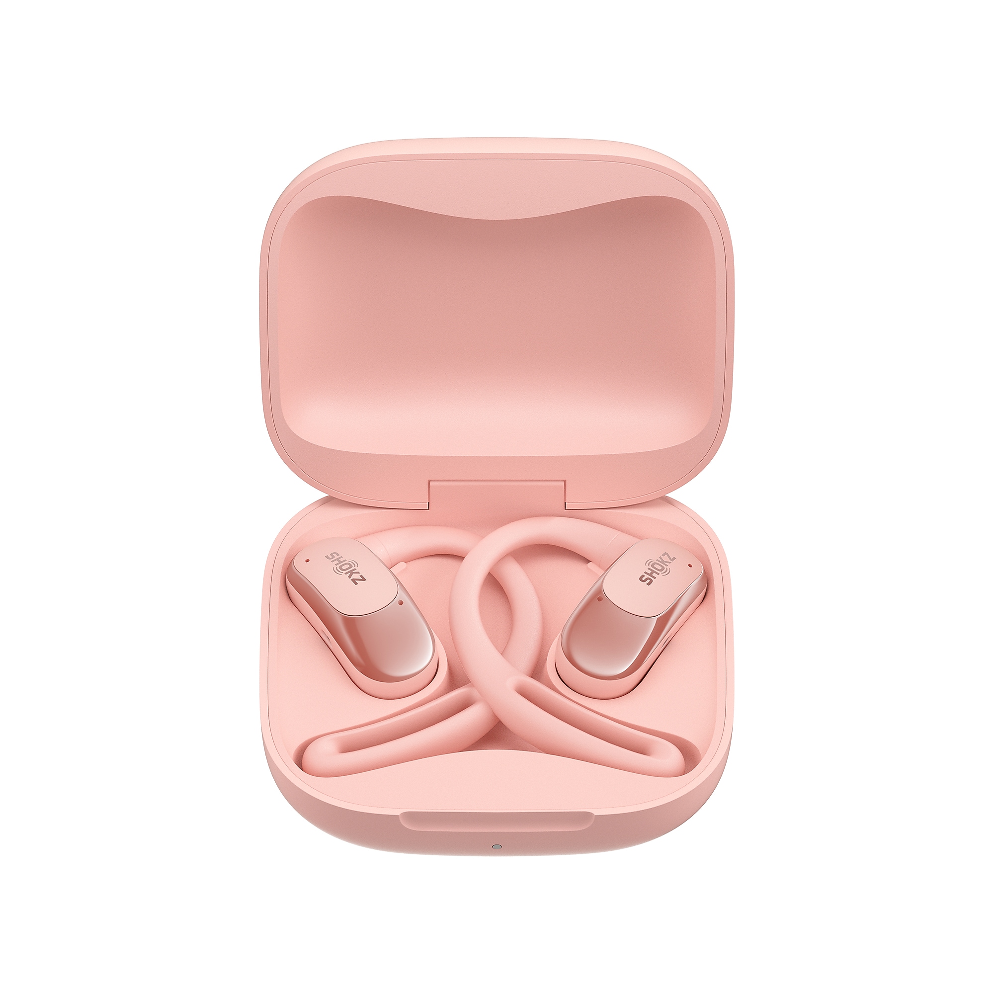 Shokz OpenFit Air Wireless Active Noise Canceling Earbuds, Bluetooth, Pink (VXLT511GTPK) Sansujyuku sansujyuku.com