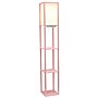 Creekwood Home Classix 3-Tier Storage LED Floor Lamp with Charging Ports, with Feit LED Bulb, Light Pink (CWF-3009-LP-LB)~#|#~2FB01A22-C36B-4EAF-94F2D1DC14891301_sc7