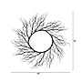Nearly Natural 23" Pre-Lit Halloween Black Fall Wreath with 60 Orange and Purple LED Lights (W1372)~#|#~2FB09E9A-85A8-47D5-A83652EDED832F78_sc7