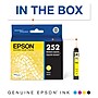 Epson T252 Yellow Standard Yield Ink Cartridge   (EPST252420S)~#|#~2FB24F50-46A0-4225-9850B18B0F1AFB31_sc7
