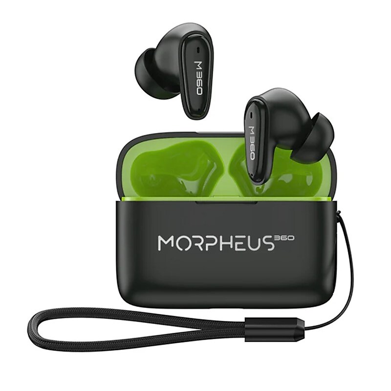 Morpheus 360 Nemesis Wireless Earbuds, Bluetooth, Black (TW1800B) image 1