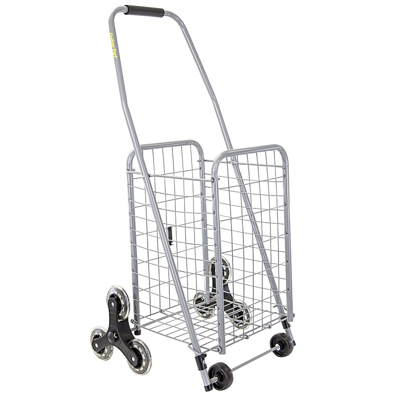 Dbest Stair Climber Cruiser Cart Sport Foldable Grocery Cart, Silver (01-936) image 1