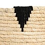 Household Essentials Round Handwoven Corn Leaf Basket, Natural/Black, 2/Set (HE1210)~#|#~2FB4832C-55E3-4A2D-85D6F4536FA84EB4_sc7