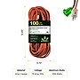 GoGreen Power 100' Indoor/Outdoor Extension Cord, 16 AWG, Orange (GG-13700)~#|#~2FCBCBF1-D55B-4F50-AC53D2324656BD60_sc7
