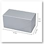 JAM Paper Gift Boxes, Silver (LA-9X4-BX-SLV)~#|#~2FCCB0C9-FBB2-4752-A88F97E9BEDDB762_sc7