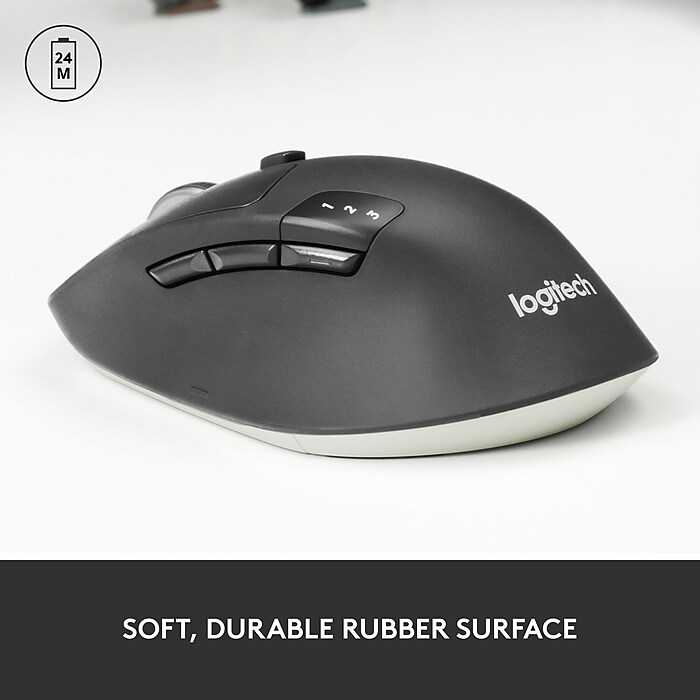 Logitech M720 Triathlon Wireless Optical Bluetooth & USB Mouse