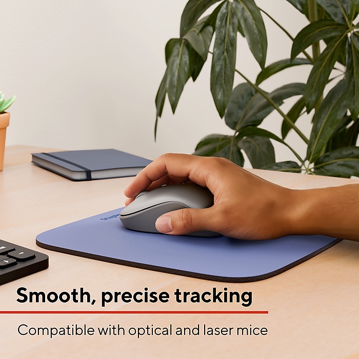 Staples TECH Non-Skid Mouse Pad, Lavender, 2/Pack (ST61815) | Staples