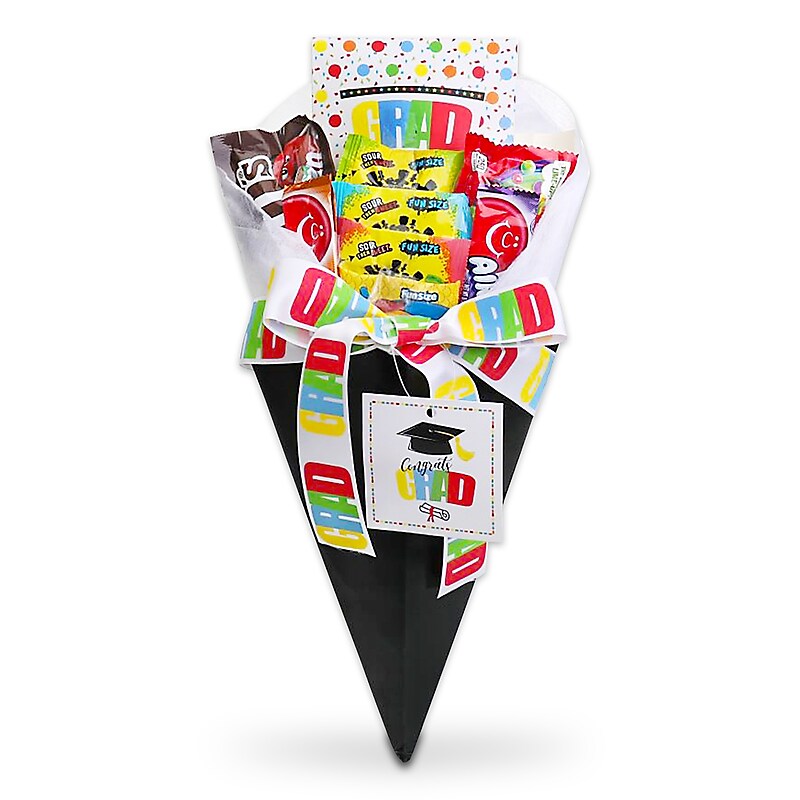 Alder Creek Graduation Candy Bouquet Gift Basket (FG07890) image 1