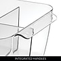 iDESIGN Medium Plastic Storage Bin, Clear, 2/Pack (29316M2)~#|#~2FE17CF4-26CC-4F28-A2A4CC8E6A8476B5_sc7