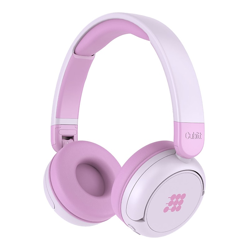 Cubitt Jr. Wireless Active Noise Canceling Over-Ear Headphones, Bluetooth, Lilac (CTANCJR-6) image 1