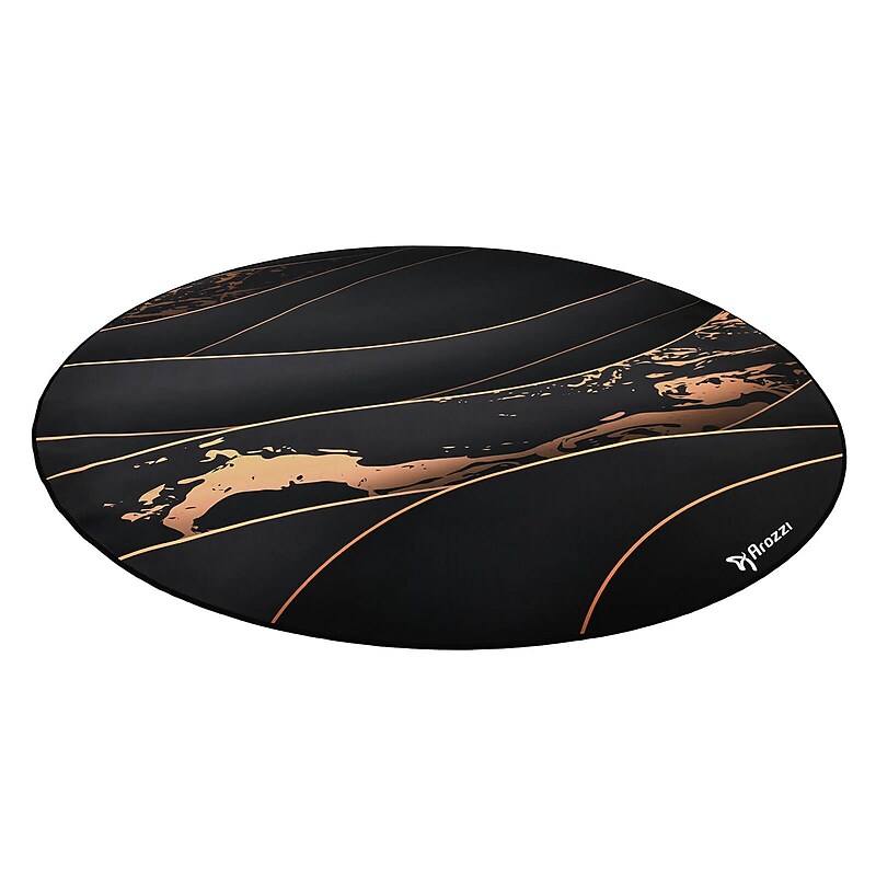 Arozzi ZONA Pad Carpet & Hard Floor Chair Mat, Black/Gold (AZ-ZONA-PAD-BKGD) image 1