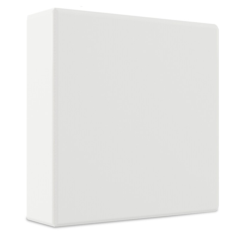 Staples 3" 3-Ring View Binder, White (ST23743-CC) image 1