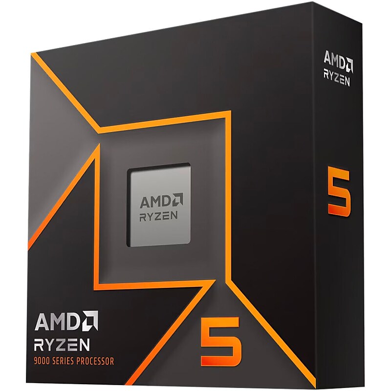 AMD Ryzen 5 9600X 6-Core 3.9 GHz Computer Processor, Socket AM5  (100-100001405WOF) image 1