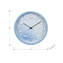 Monarch Specialties Inc. 12" Quartz Wall Clock, Plastic Frame, Battery Powered (I 9119)~#|#~2FEBA8B8-DF84-4414-AA9B5EDE74788B0F_sc7