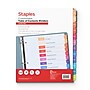 Staples Customizable Table of Contents Monthly Dividers, 12-Tabs, Multicolor, 6/Pack (ST62978)~#|#~2FF7586F-DC18-4A41-BA7F27CB850A5492_sc7