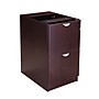 Boss Office Products 66" Desk with Box/Box/File Pedestal and File/File Pedestal, Mocha (GROUPA22-MOC)~#|#~2FF88F1C-1AB1-4076-BFDB40A1573E443E_sc7