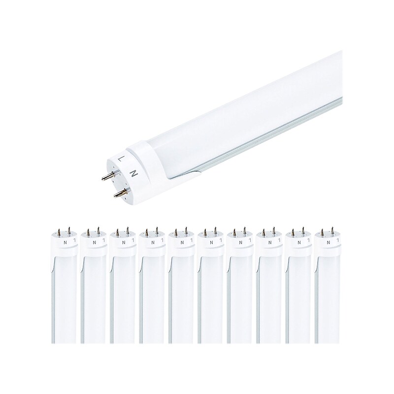 Viribright 22-Watt Daylight LED Ballast Bypass Bulb, 10/Box (518921-10) image 1
