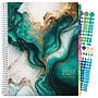 2027 Excello Brands 8.5" x 11" Weekly & Monthly Planner, Paperboard Cover, Teal/Gold Marble (NRY27-DL-54)~#|#~2FFB2F93-2059-4ADE-A7E5F3FE25FAC41E_sc7