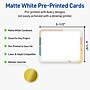 Avery Rectangle Rounded Corners Matte Blank Card, White, 20/Pack (19479371093)~#|#~2FFBE2F5-1572-444F-B973498328BF3BD1_sc7