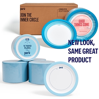 Perk Heavy-Weight Paper Plates - Thumbnail 3