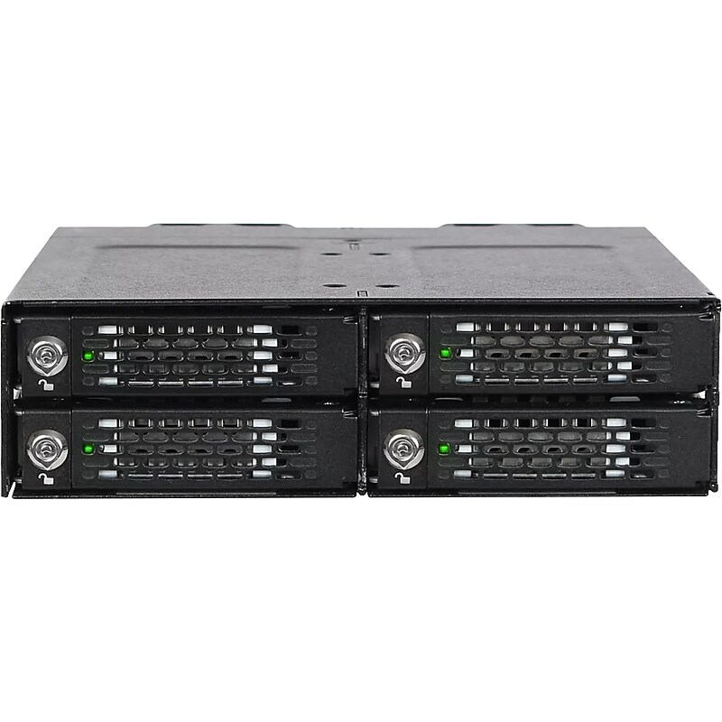 Icy Dock ToughArmor M.2 PCIe NVMe SSD Mobile Rack Enclosure, Black (MB720M2K-B) image 1