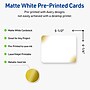 Avery Gold Blush Pattern Matte Blank Card, White, 20/Pack (S00-EWM)~#|#~3003D381-3156-4756-B6327114A2816C21_sc7