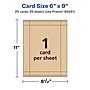 Avery Integrated Cards, 6" x 9", Matte Kraft Brown, 25/Pack (95281)~#|#~30041030-0F18-485C-9929CA867D3D8759_sc7