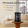 Lifesmart 1500-Watt Portable Ceramic Electric Desk Heater, Black (HT1366)~#|#~300523A9-E784-439B-852A6F18884269DF_sc7