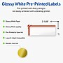 Avery Rectangle Multipurpose Labels, 1" x 2-5/8", White, 160/Pack (19479370587)~#|#~30058BDD-0280-4C32-8E1297F7D12DA41D_sc7