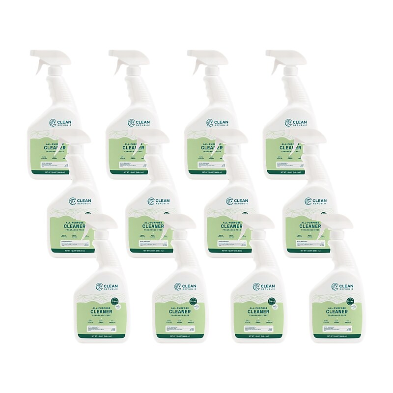 Clean Republic All-Purpose Cleaner, 32 Fl. Oz., 12/Carton (CH837) image 1