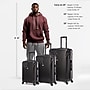 InUSA Vasty 3-Piece Hardside Spinner Luggage Set, TSA Checkpoint Friendly, Black (IUVASSML-BLK)~#|#~30079B87-5917-4B6C-B8058B62EEAF9089_sc7